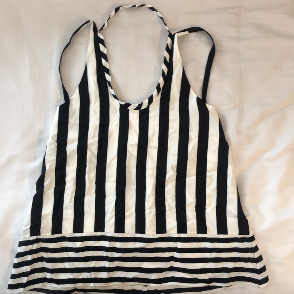 New* BCBG Stripped Summer Blouse